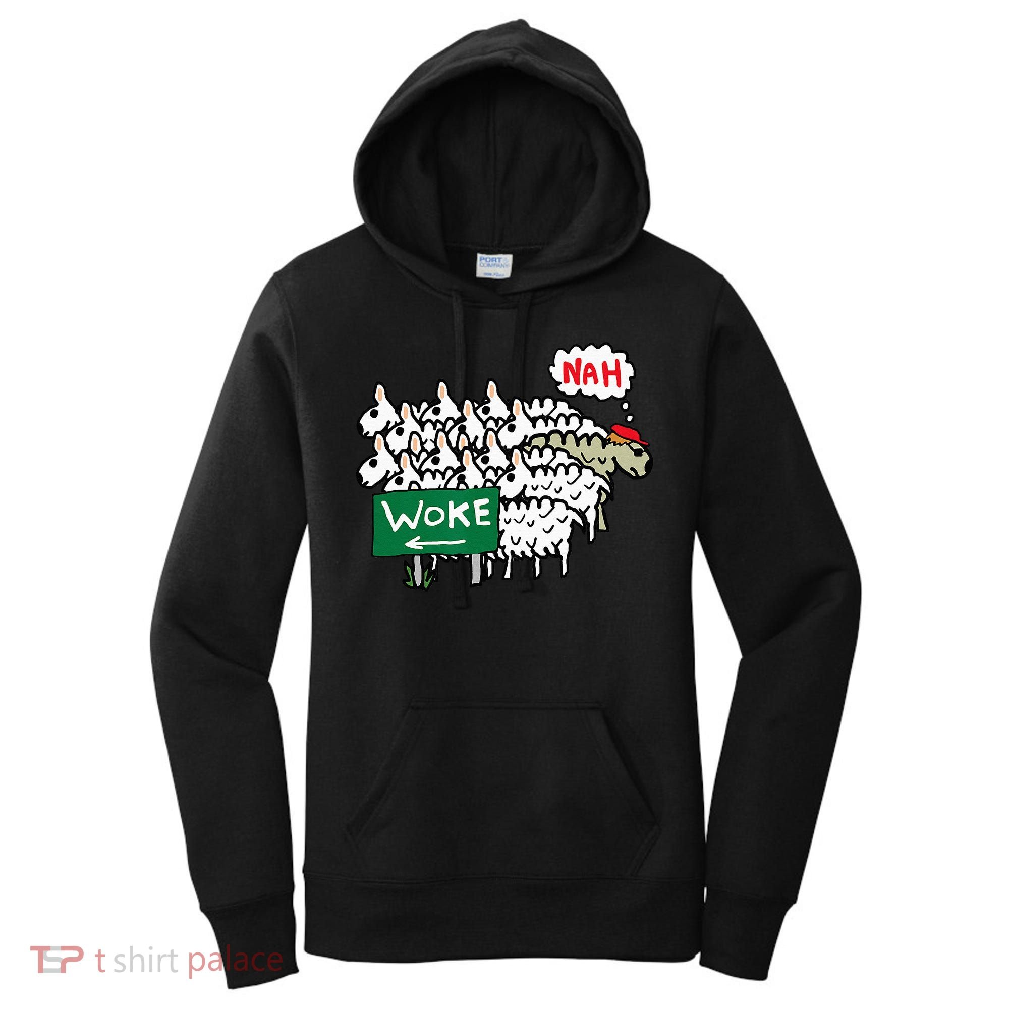 Anti Woke Sheep Women's Hoodie