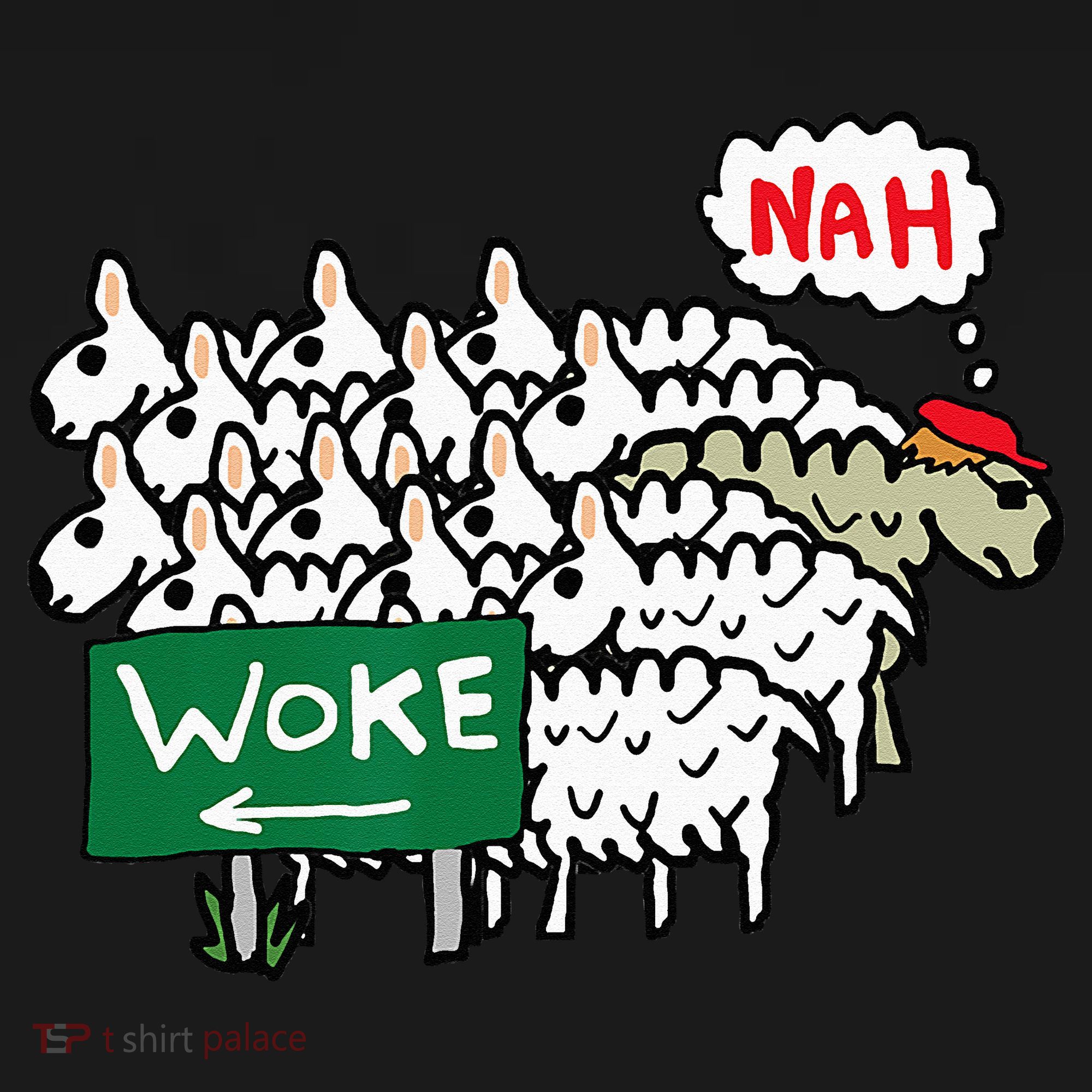 Anti Woke Sheep Women's Hoodie