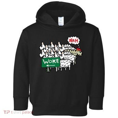 Anti Woke Sheep Toddler Hoodie
