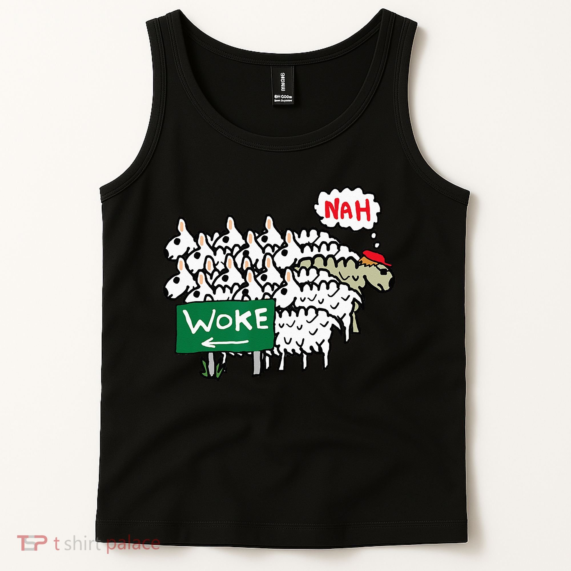 Anti Woke Sheep Tank Top