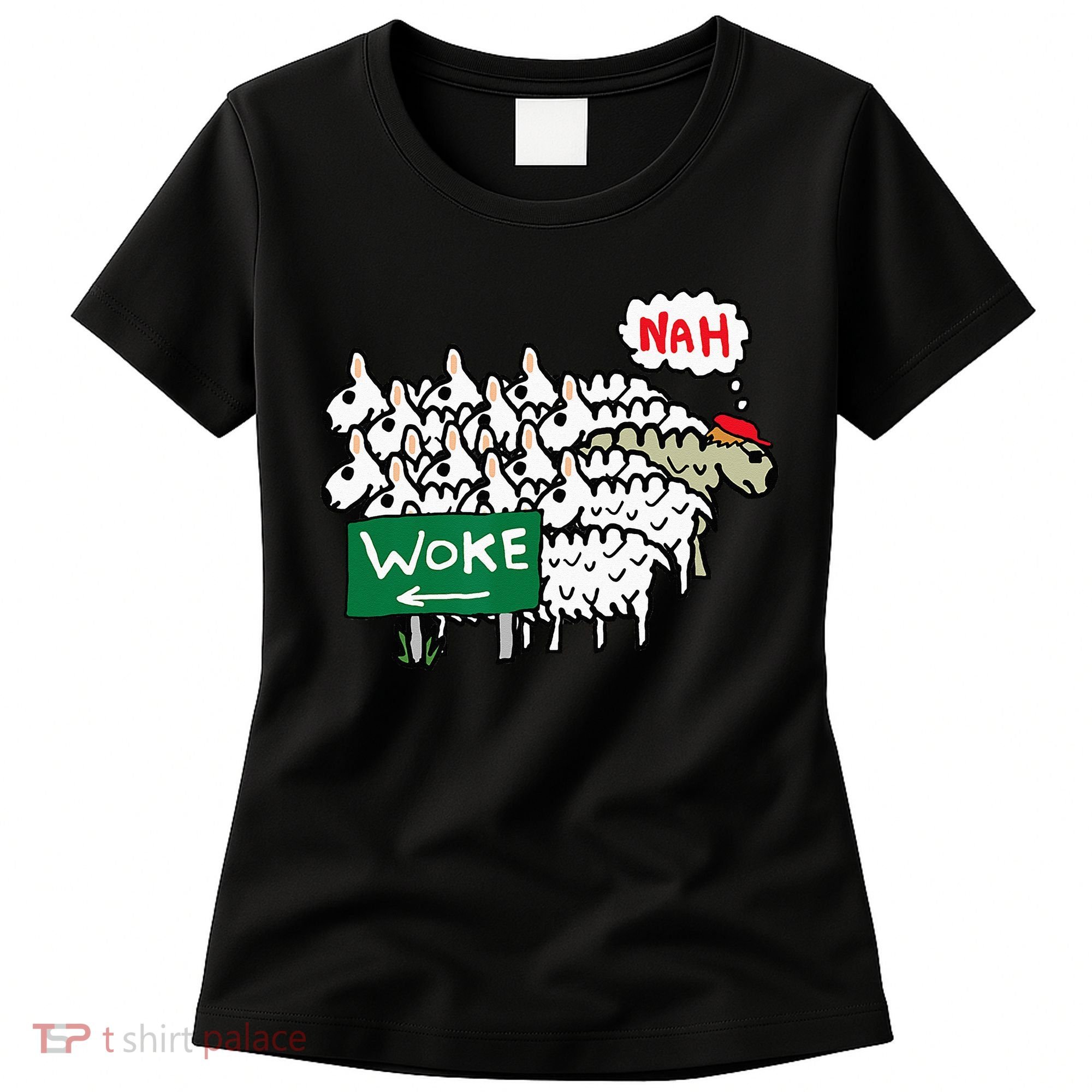 Anti Woke Sheep Women's T-Shirt