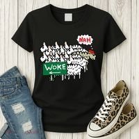 Anti Woke Sheep Women's T-Shirt thumb 3