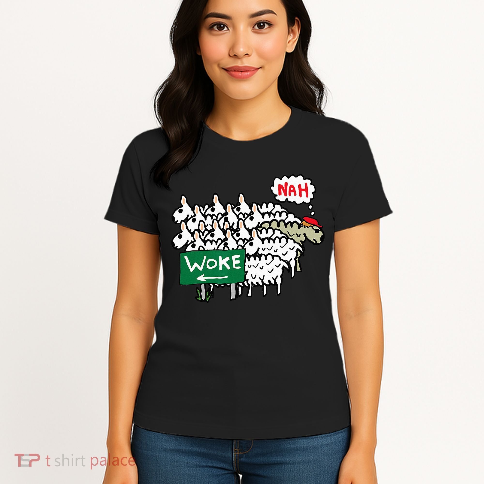 Anti Woke Sheep Women's T-Shirt