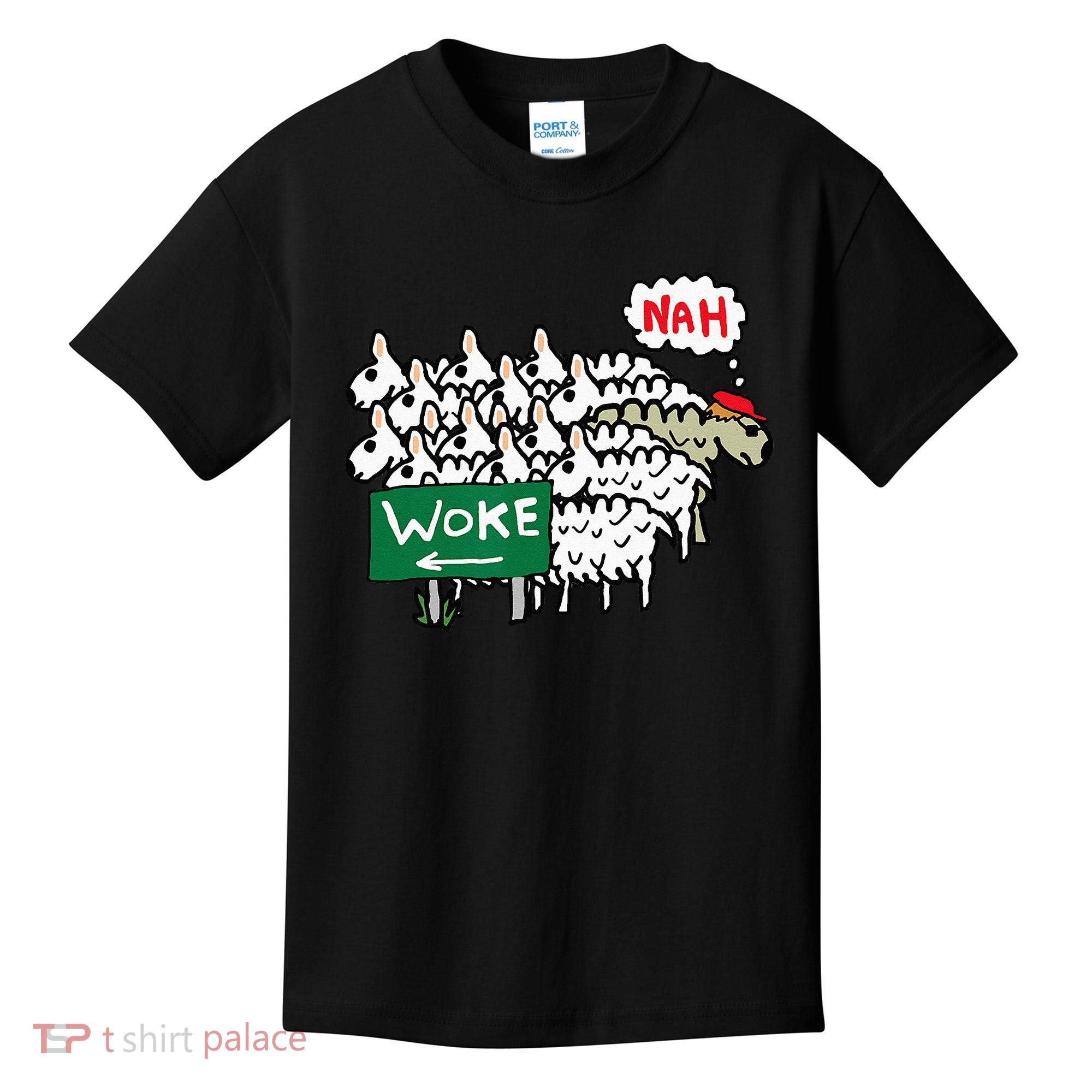 Anti Woke Sheep Kids T-Shirt
