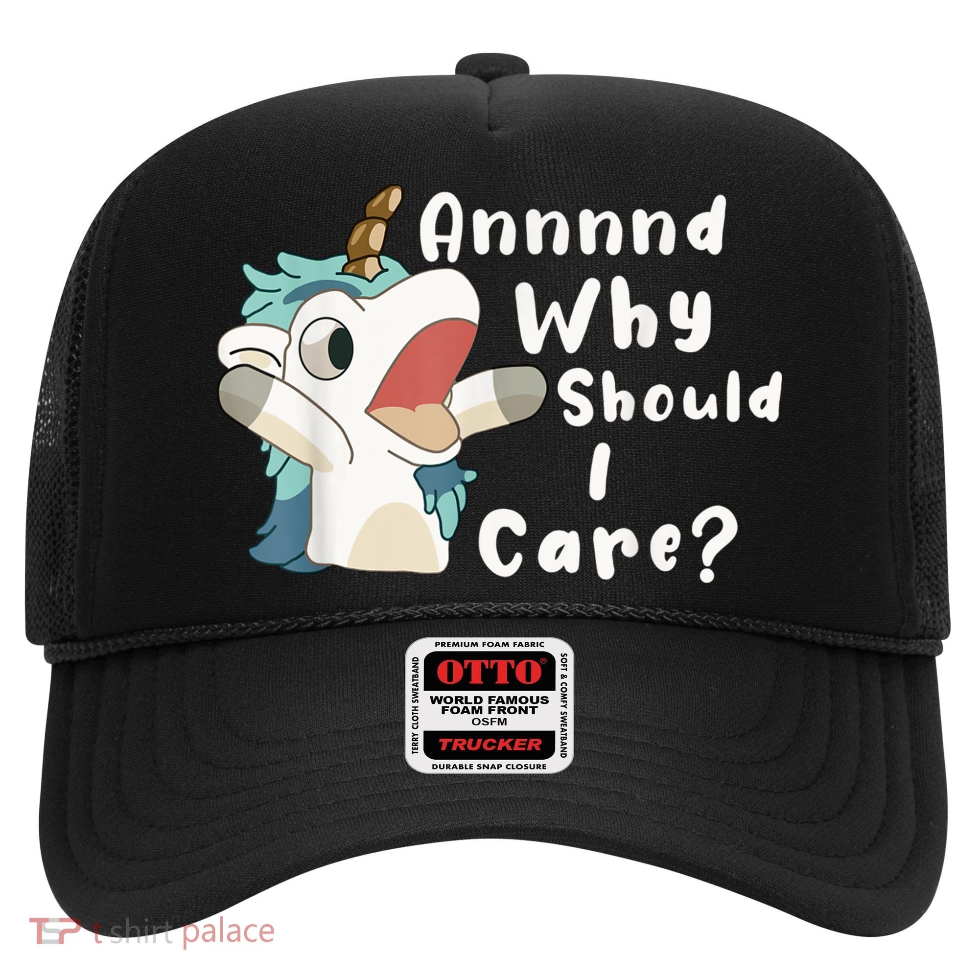 And Why Should I Care? Funny Sarcastic Unicorn Hat