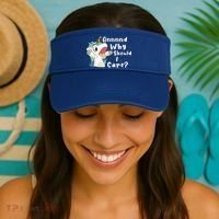 And Why Should I Care? Funny Sarcastic Unicorn Visor thumb 2