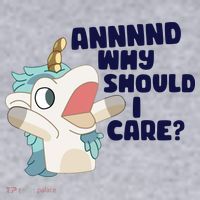 And Why Should I Care Funny Unicorn Women's Sweatshirt thumb 2