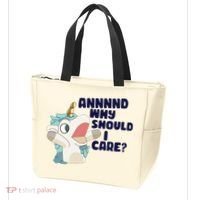 And Why Should I Care Funny Unicorn Tote Bag thumb 3
