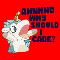 And Why Should I Care Funny Unicorn Santa Hat thumb 1
