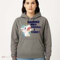 And Why Should I Care Funny Unicorn Hoodie thumb 5