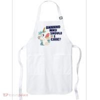 And Why Should I Care Funny Unicorn Apron thumb 0
