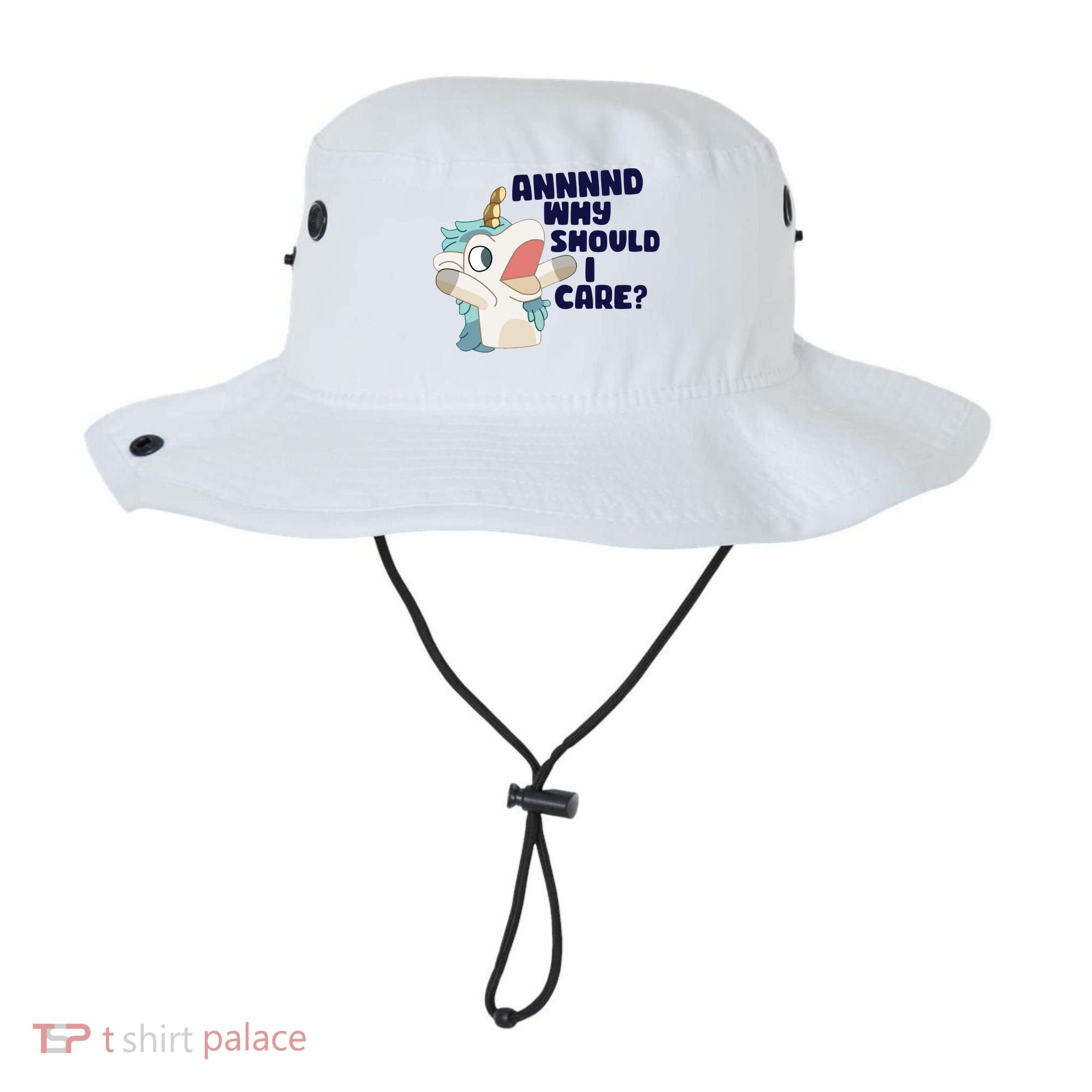 And Why Should I Care Funny Unicorn Bucket Hat