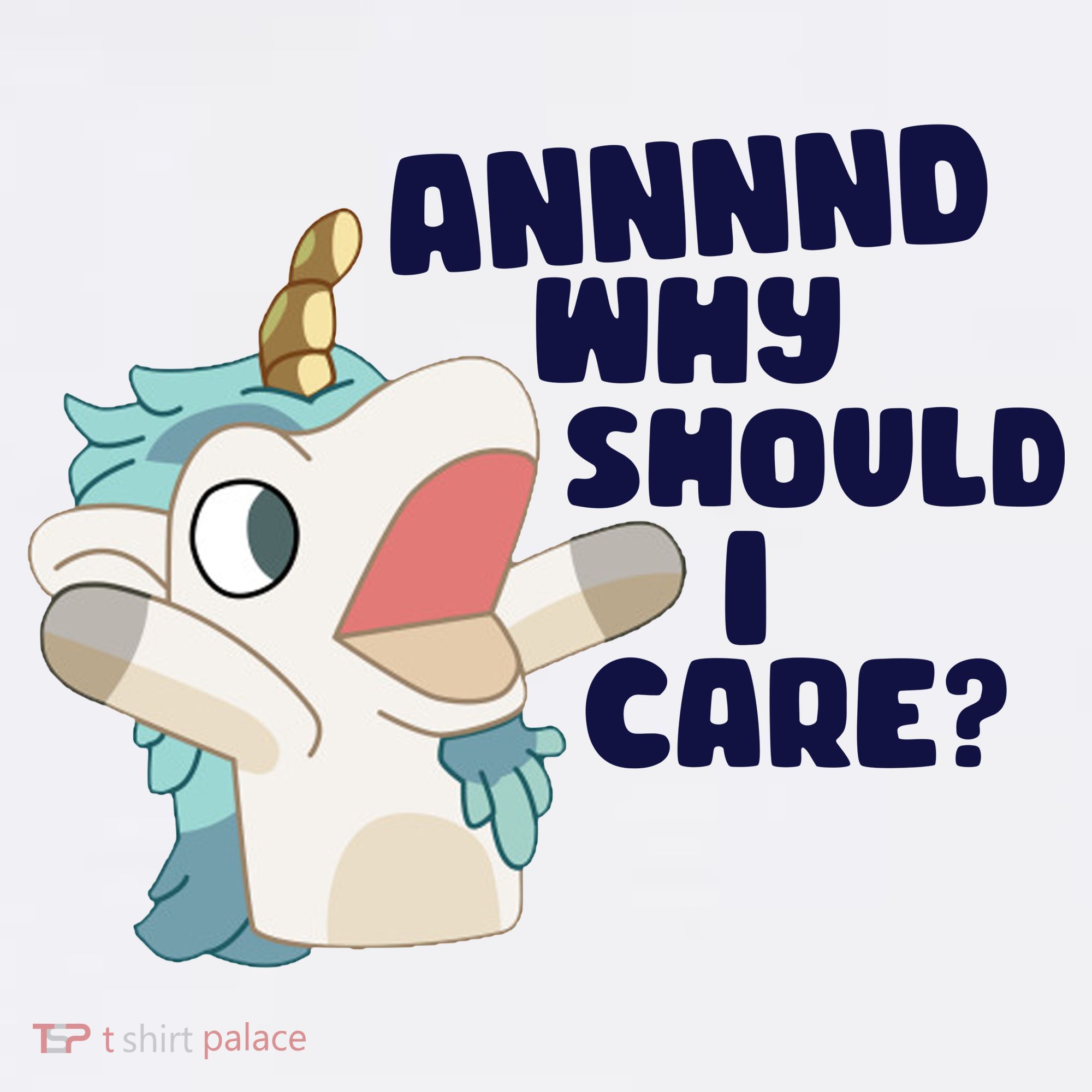 And Why Should I Care Funny Unicorn Beanie