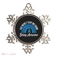 ALS Won't Stop Me From Being Awesome ALS Awareness Ornament thumb 0