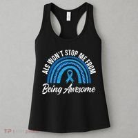 ALS Won't Stop Me From Being Awesome ALS Awareness Women's Tank Top thumb 3