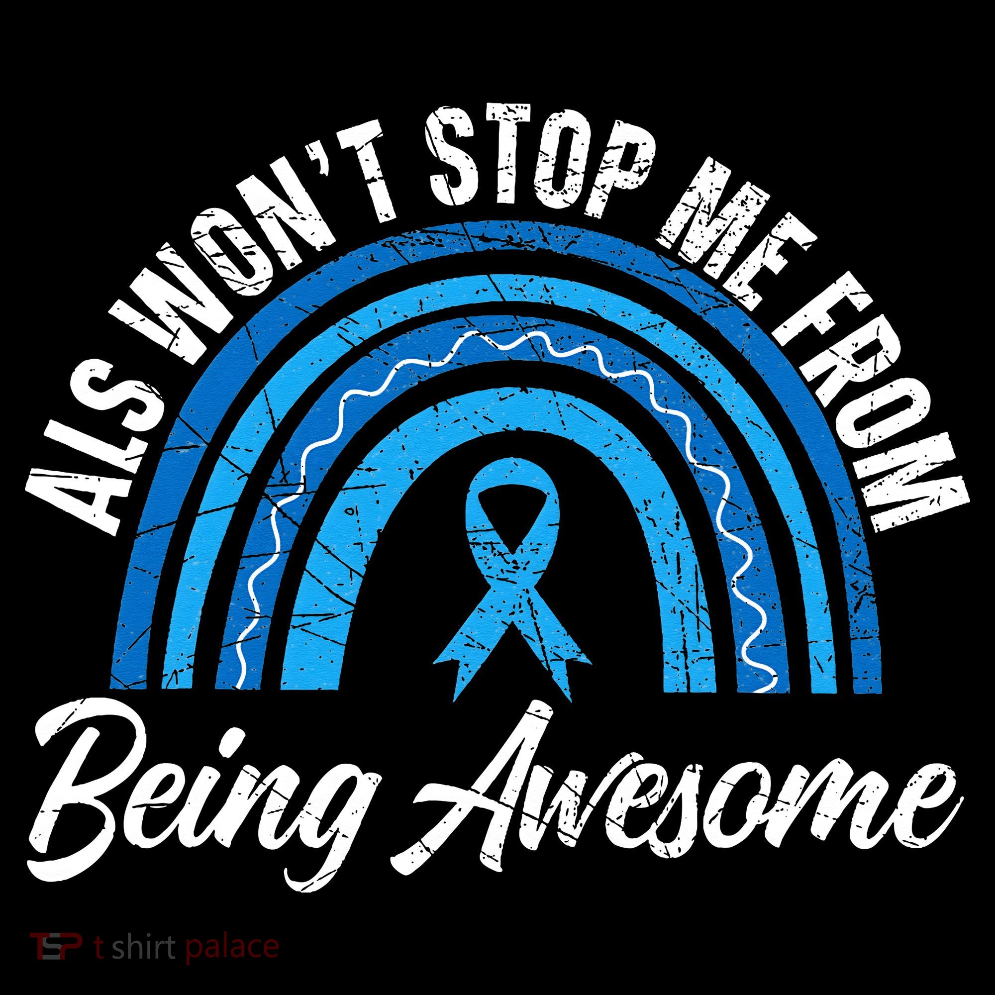 ALS Won't Stop Me From Being Awesome ALS Awareness Toddler Hoodie