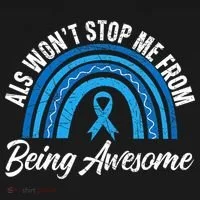 ALS Won't Stop Me From Being Awesome ALS Awareness Toddler Hoodie thumb 2
