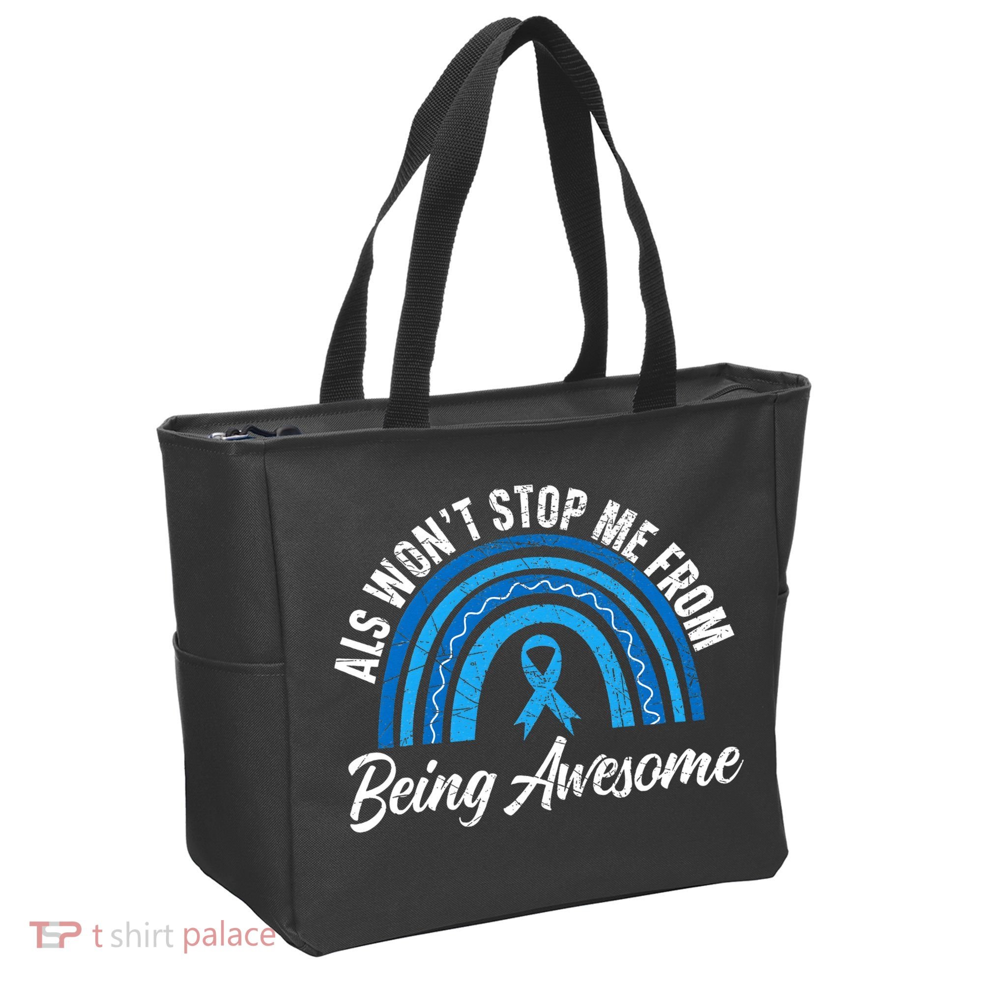 ALS Won't Stop Me From Being Awesome ALS Awareness Tote Bag