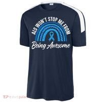 ALS Won't Stop Me From Being Awesome ALS Awareness Sport-Tek Competitor United Soccer Jersey thumb 2