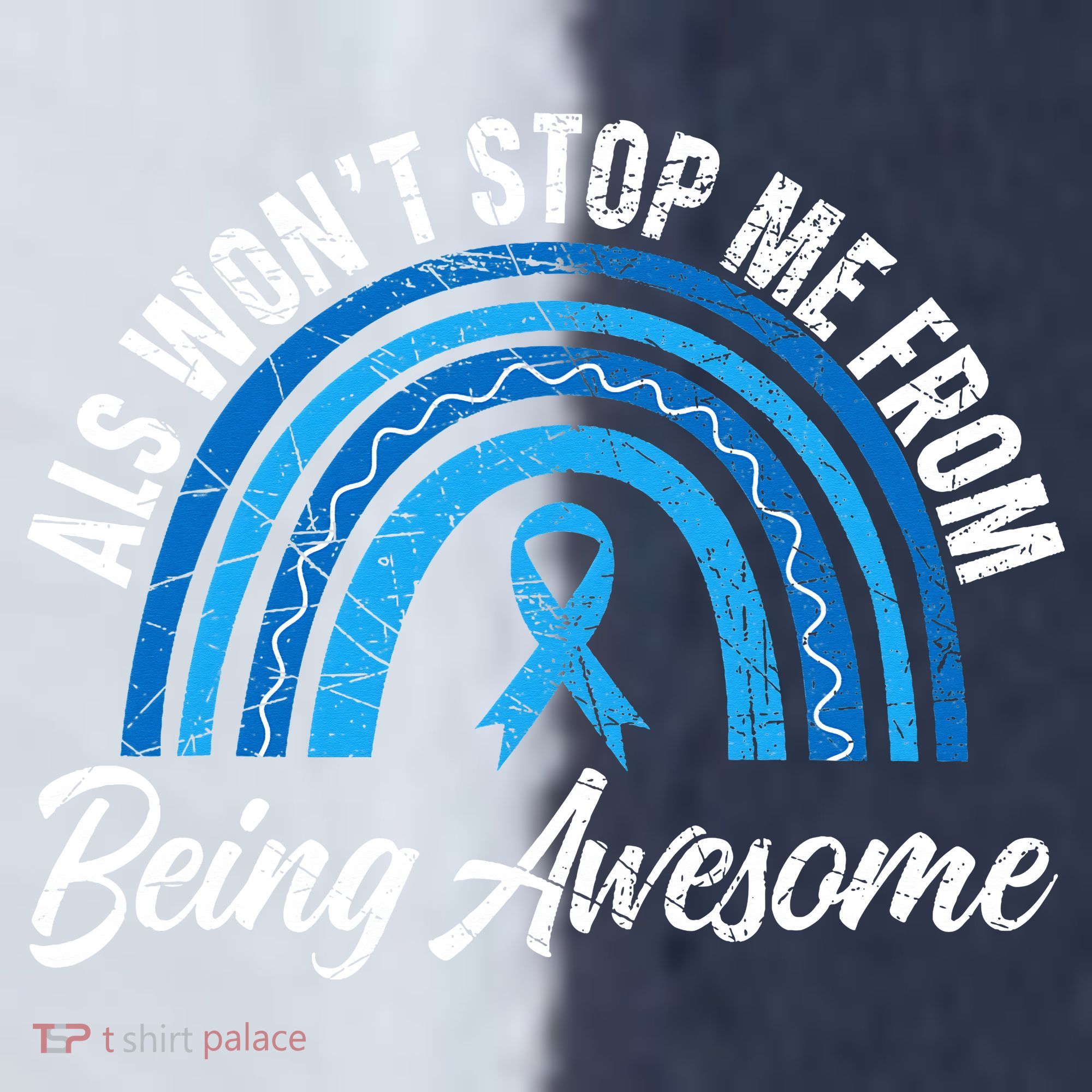 ALS Won't Stop Me From Being Awesome ALS Awareness Sport-Tek Competitor United Soccer Jersey