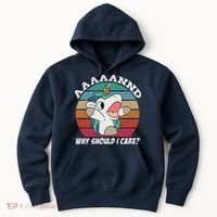 And Why Should I Care Funny Sarcastic Unicorn Hoodie thumb 0
