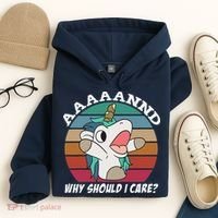 And Why Should I Care Funny Sarcastic Unicorn Hoodie thumb 4