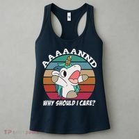 And Why Should I Care Funny Sarcastic Unicorn Women's Tank Top thumb 3