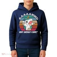 And Why Should I Care Funny Sarcastic Unicorn Kids Hoodie thumb 4