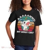 And Why Should I Care Funny Sarcastic Unicorn Kids T-Shirt thumb 2