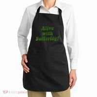 Alive With Suffering Apron thumb 2