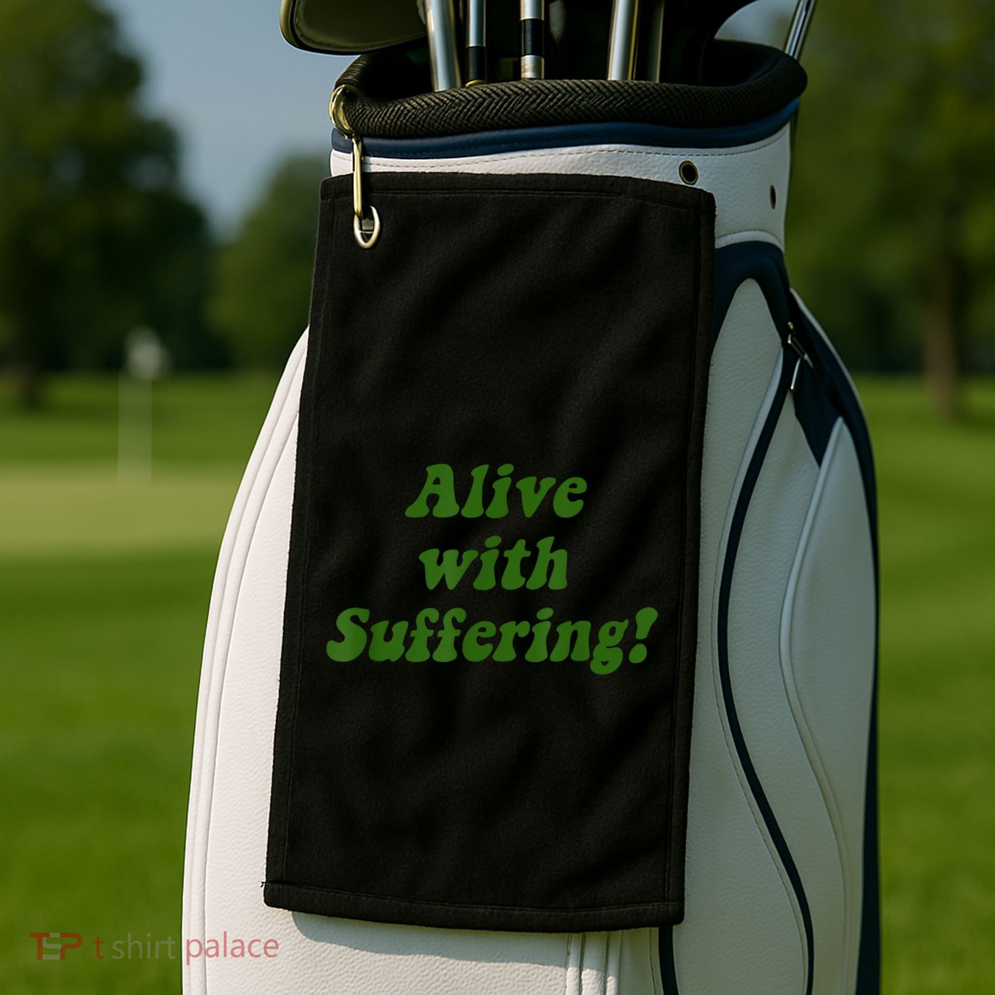 Alive With Suffering Golf Towel