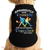 APPARENTLY WE'RE TROUBLE PICKLEBALL MEN Doggie Tank thumb 0