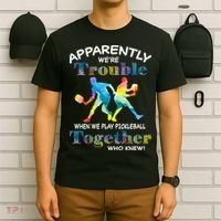 APPARENTLY WE'RE TROUBLE PICKLEBALL MEN T-Shirt thumb 6
