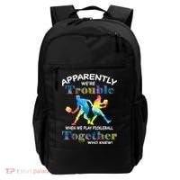 APPARENTLY WE'RE TROUBLE PICKLEBALL MEN Backpack thumb 0