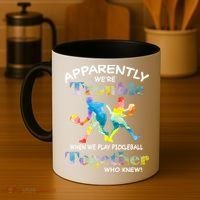 APPARENTLY WE'RE TROUBLE PICKLEBALL MEN Coffee Mug thumb 4