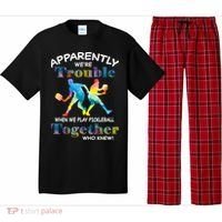 APPARENTLY WE'RE TROUBLE PICKLEBALL MEN Pajama Set thumb 0