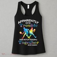 APPARENTLY WE'RE TROUBLE PICKLEBALL MEN Women's Tank Top thumb 3