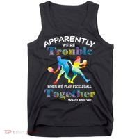 APPARENTLY WE'RE TROUBLE PICKLEBALL MEN Tank Top thumb 0