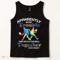 APPARENTLY WE'RE TROUBLE PICKLEBALL MEN Tank Top thumb 2