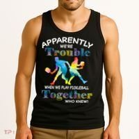 APPARENTLY WE'RE TROUBLE PICKLEBALL MEN Tank Top thumb 3