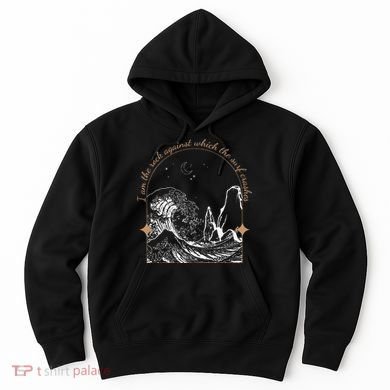 Against Which The Surf Crashes Hoodie