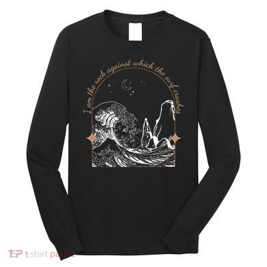 Against Which The Surf Crashes Long Sleeve Shirt