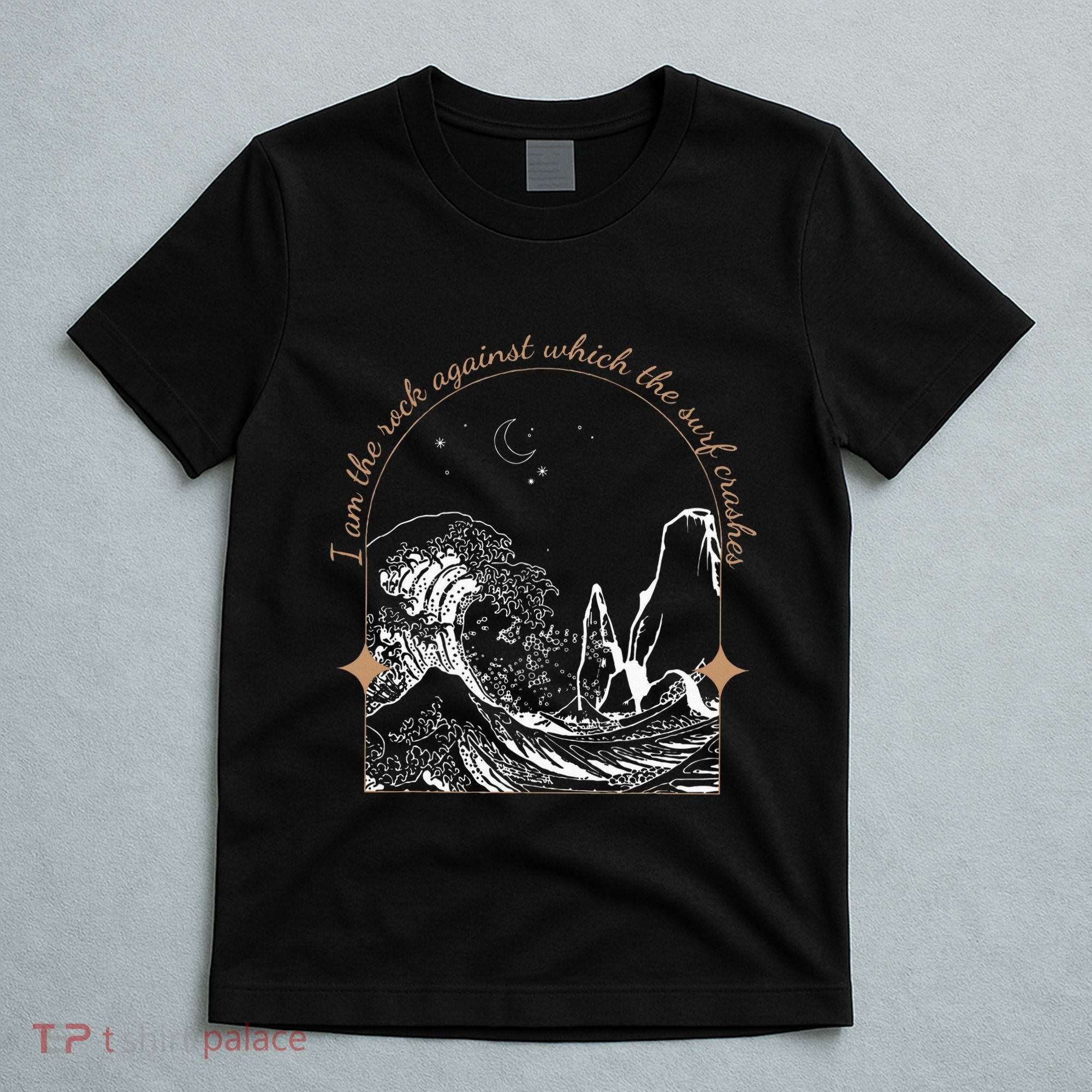 Against Which The Surf Crashes T-Shirt