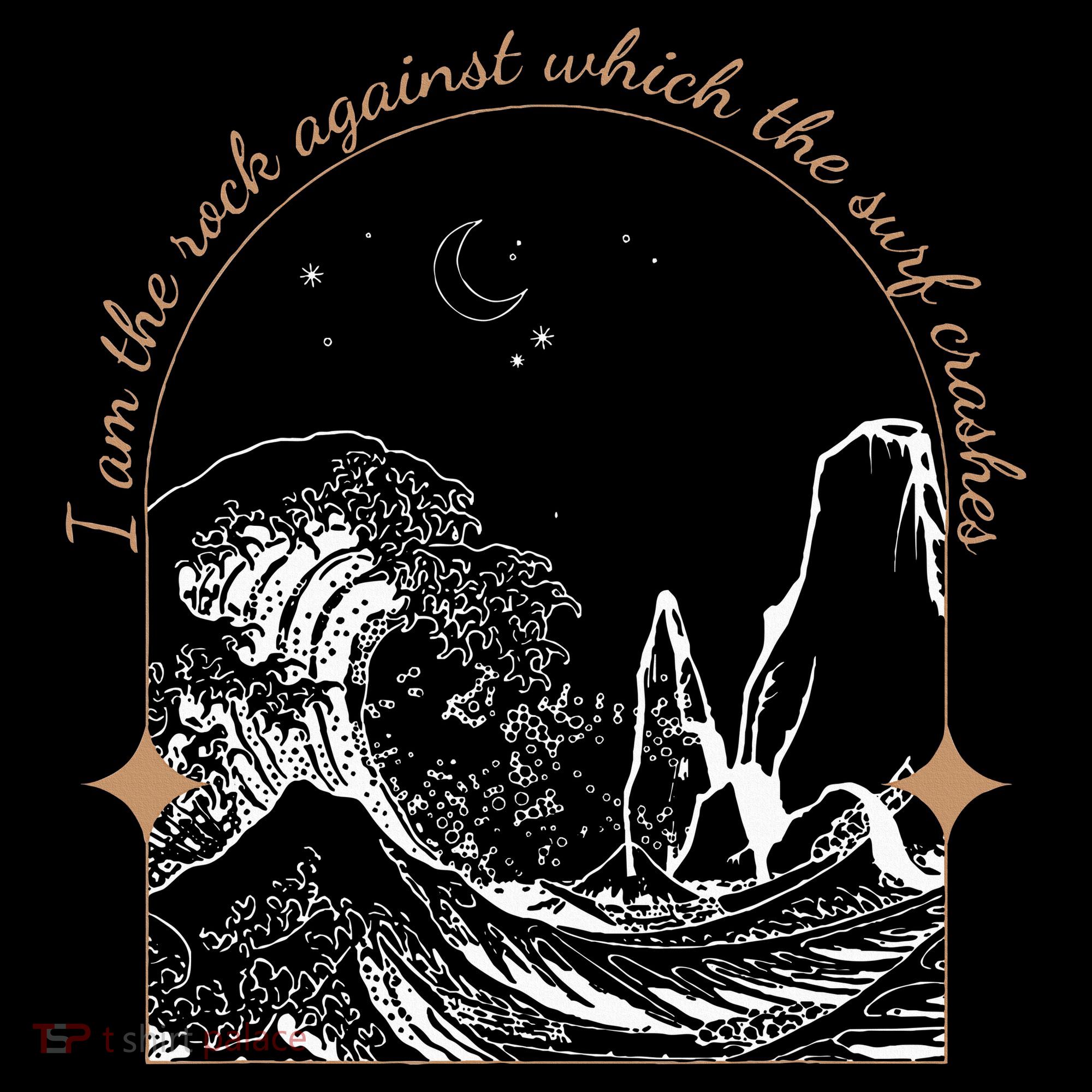 Against Which The Surf Crashes Ornament