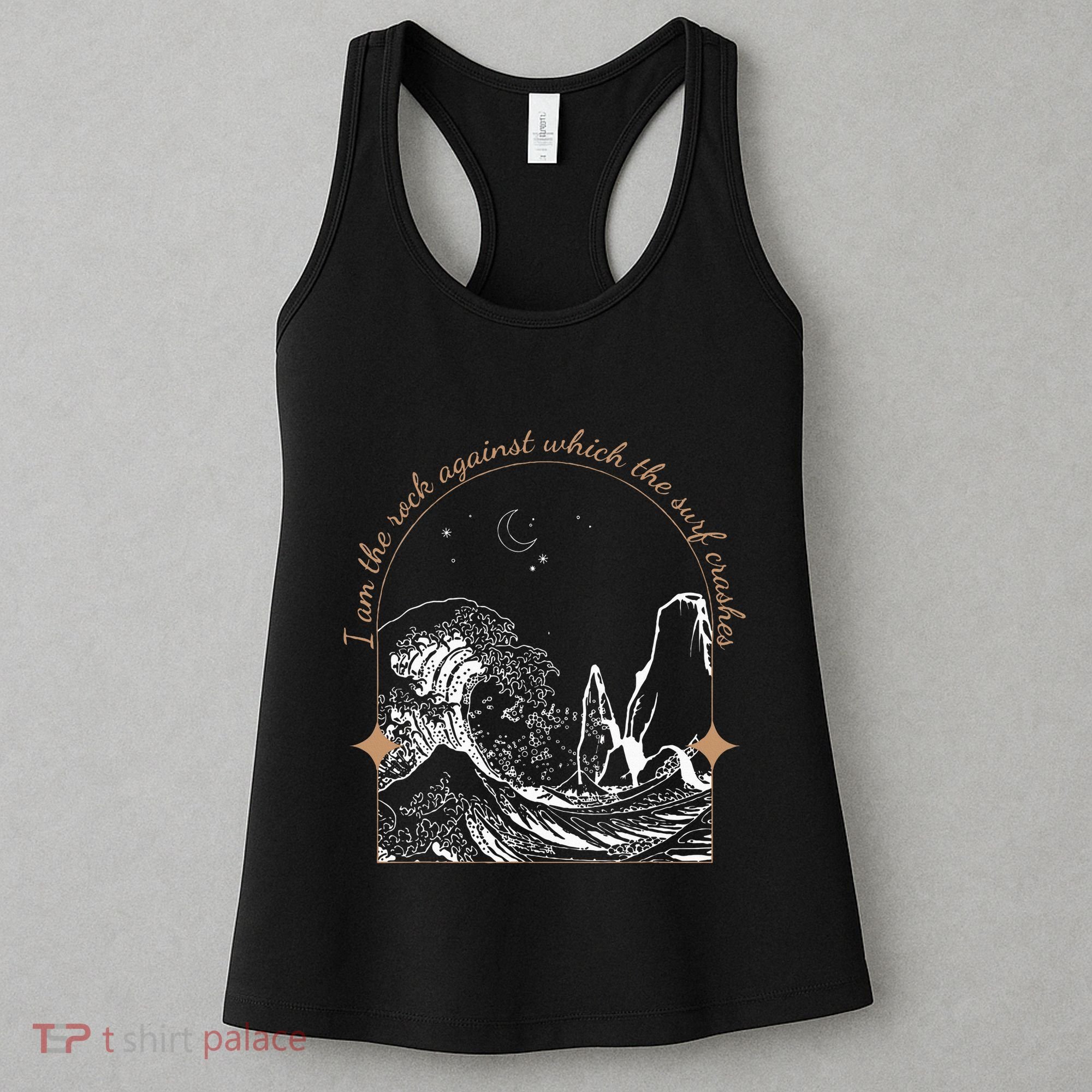 Against Which The Surf Crashes Women's Tank Top