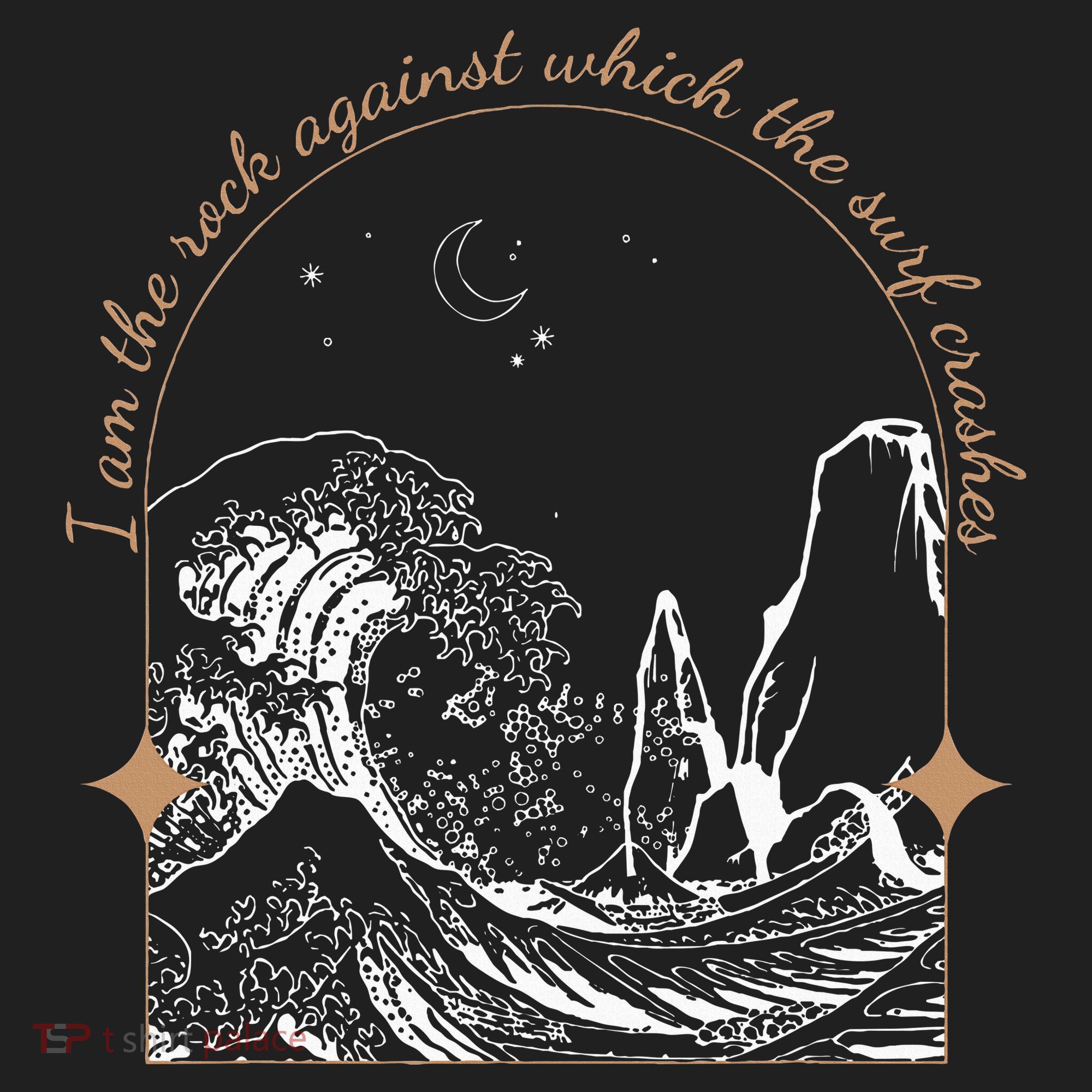 Against Which The Surf Crashes Hat