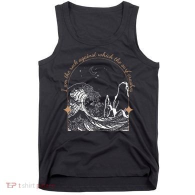 Against Which The Surf Crashes Tank Top
