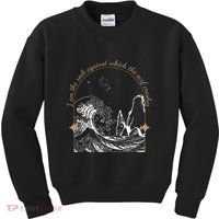 Against Which The Surf Crashes Kids Sweatshirt thumb 0