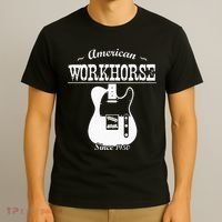 American Workhorse Telecaster Since 1950 Guitar T-Shirt thumb 3