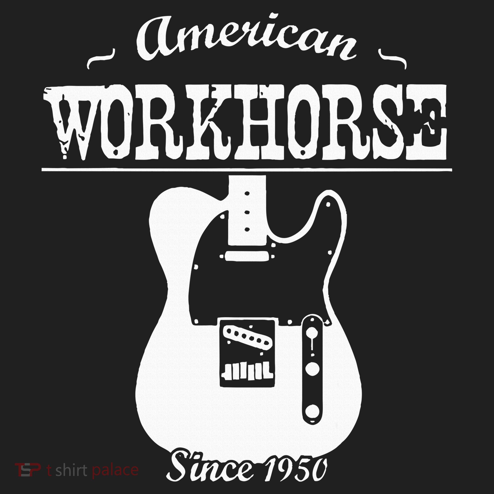 American Workhorse Telecaster Since 1950 Guitar Golf Towel